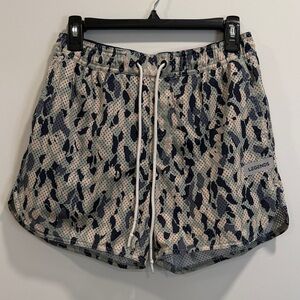 Legends Men's Athletic Shorts - Blue and Gray Camo